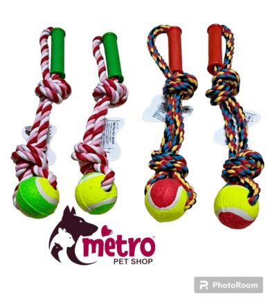 Rope Toy With Ball Handle
