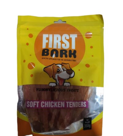 First Bark 350 Gm Flavour Soft Chicken Tenders