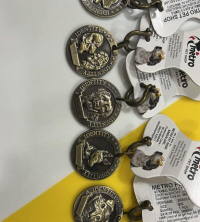 Brass Dog Doller Big